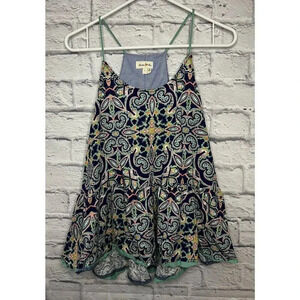 Anthropologie Meadow Rue Paisley Print Tank Top Camisole size S.